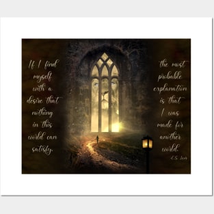 Made For Another World CS Lewis Quote Posters and Art